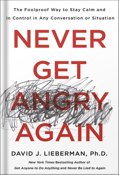 دانلود کتاب Never Get Angry Again: The Foolproof Way to Stay Calm and in Control in Any Conversation or Situation by David J. Lieberman